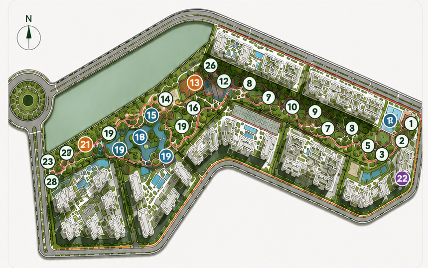 Masterplan oficial do Parque Ilha Pura